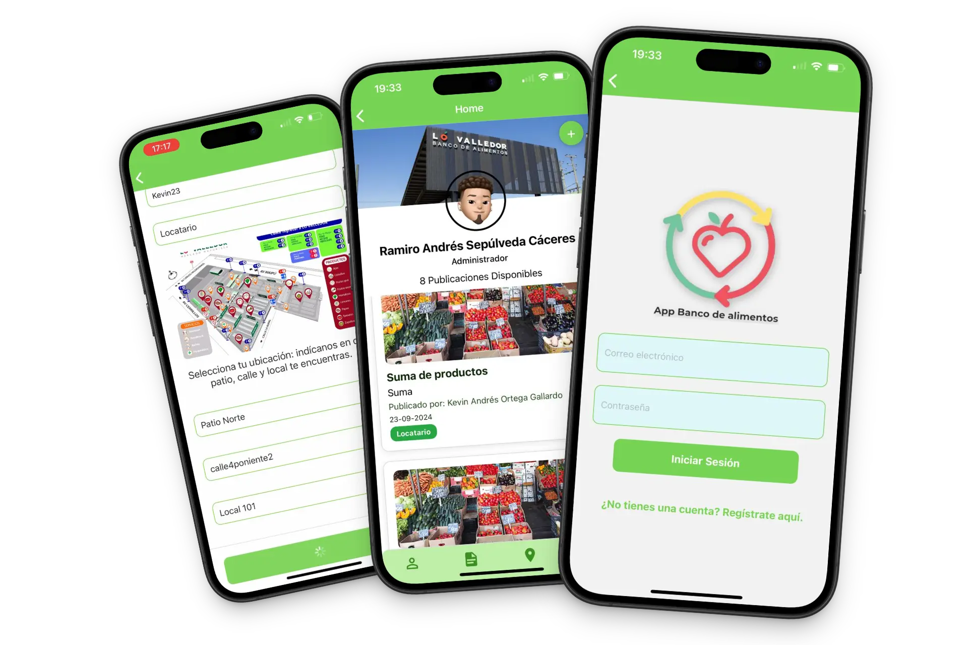 Aplicación móvil Banco de Alimentos